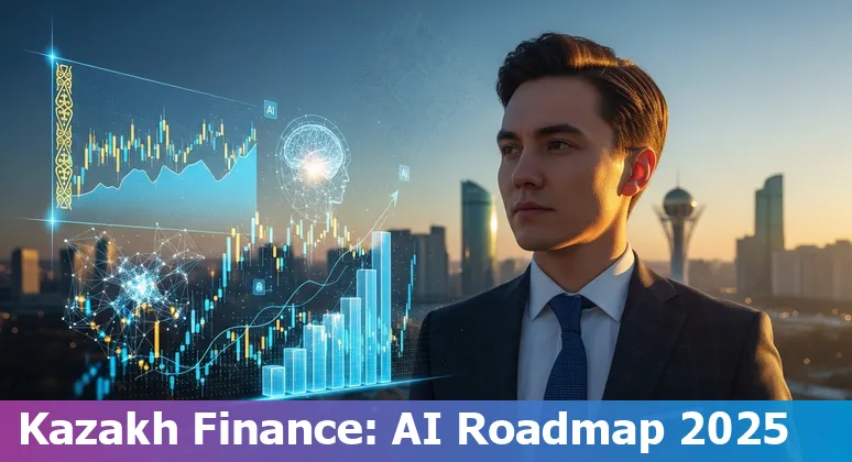 Finance professional using AI dashboard in Kazakhstan, 2025