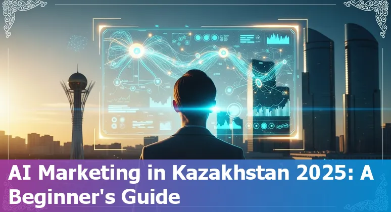 Marketing professional using AI dashboard on mobile in Kazakhstan, 2025