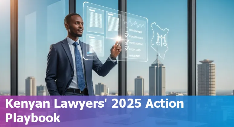 Kenyan lawyers in Nairobi discussing AI adoption and legaltech in Kenya