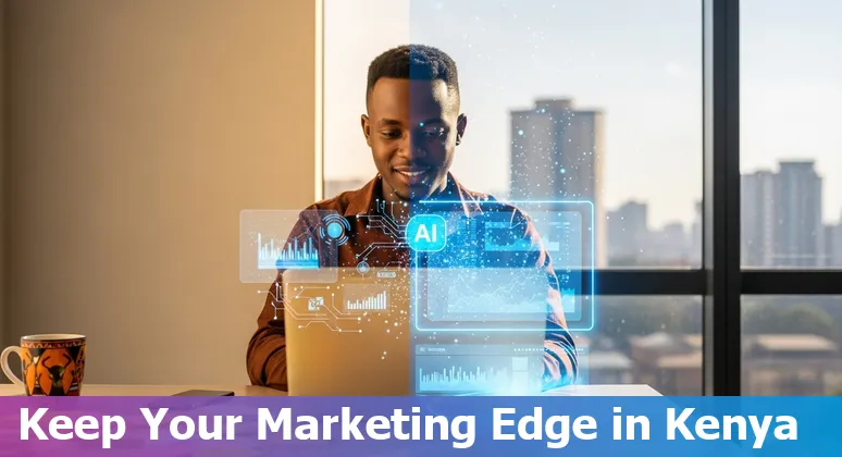 Kenyan marketers using AI tools in a Nairobi office — Kenya