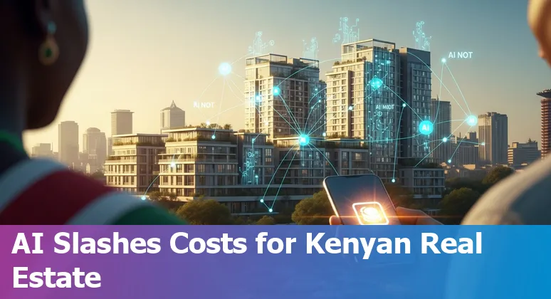 Kenya real estate manager using an AI dashboard for rent collection, M-Pesa payments and property analytics