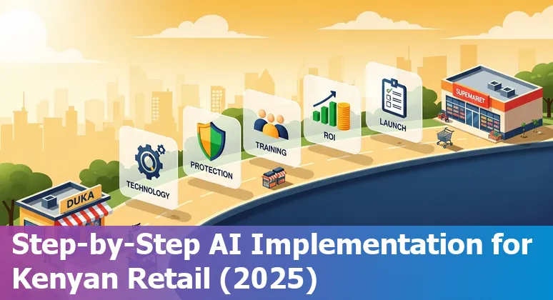 Retail store in Kenya using AI analytics dashboard, 2025