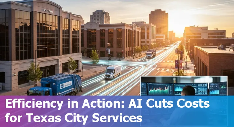 City of Killeen, Texas, US government office using AI dashboards to detect fraud and improve efficiency