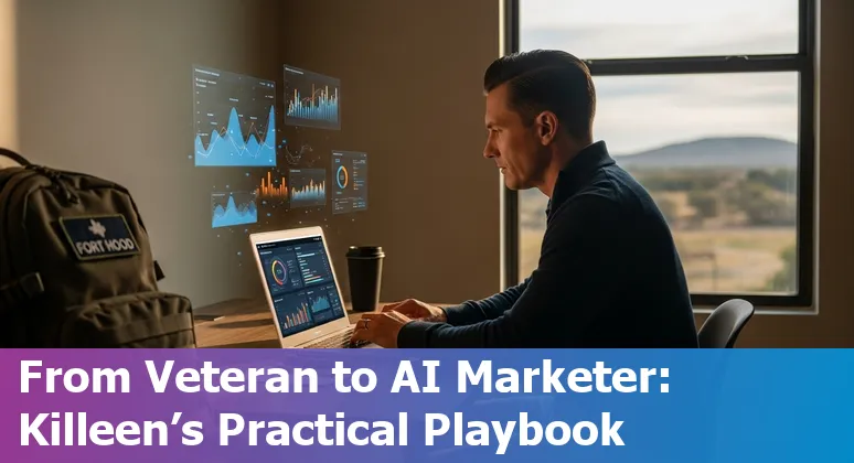 Marketing professional using AI tools in Killeen, Texas with references to DSDT and Fort Cavazos