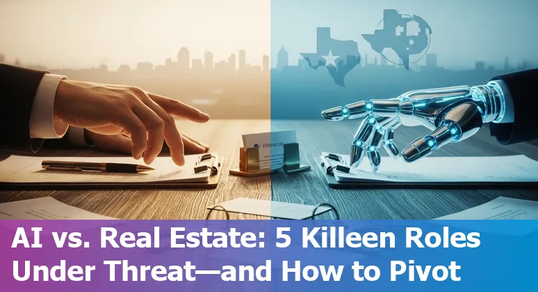 Killeen real estate agent working with tenants and AI tools, showing adaptation strategies.