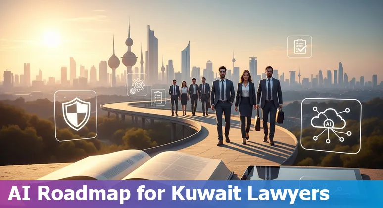 Legal professional using AI tools in a Kuwait office, 2025