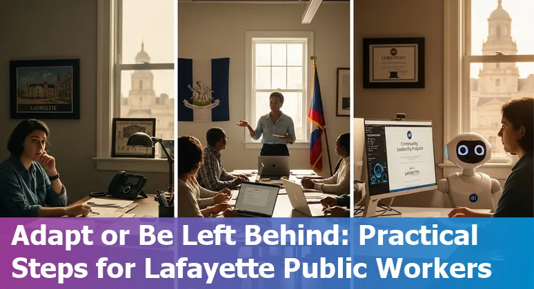 Lafayette municipal workers learning AI adaptation skills in a training session.