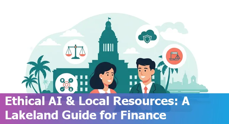 Finance professional using AI tools in Lakeland, Florida office in 2025