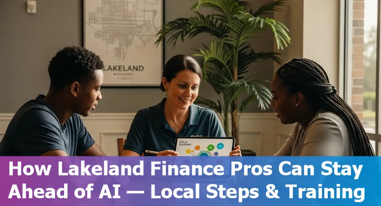 Lakeland financial services worker learning AI and automation skills with SAP SuccessFactors and RPA tools