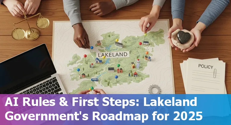 Lakeland, Florida city hall with AI icons overlay — guide to AI in Lakeland, Florida government in 2025