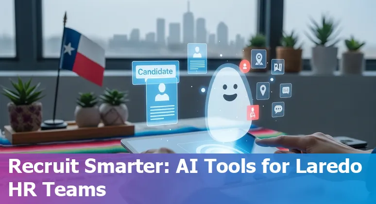 HR professional using AI tools in Laredo, TX office in 2025