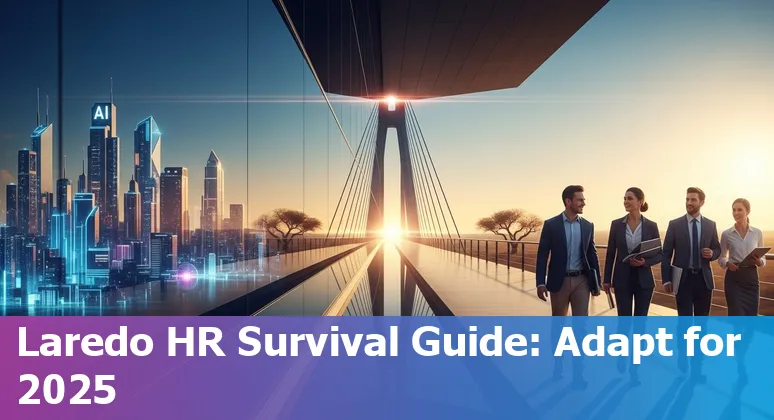 HR professional using AI tools in Laredo, Texas office — 2025 guidance for HR jobs in Laredo, Texas