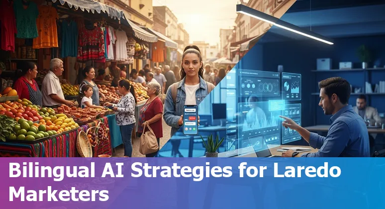 Laredo, Texas, US marketer using AI tools for bilingual local campaigns in 2025