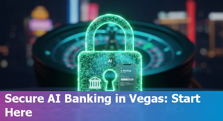 Overview of AI in financial services in Las Vegas, Nevada with event logos, UNLV AiR Hub and conference venues