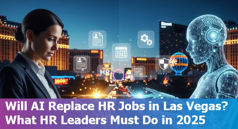 Las Vegas, Nevada HR team discussing AI adoption and job risk in 2025