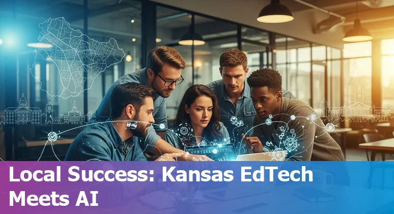 Educators discussing AI adoption at University of Kansas in Lawrence, Kansas, USA.