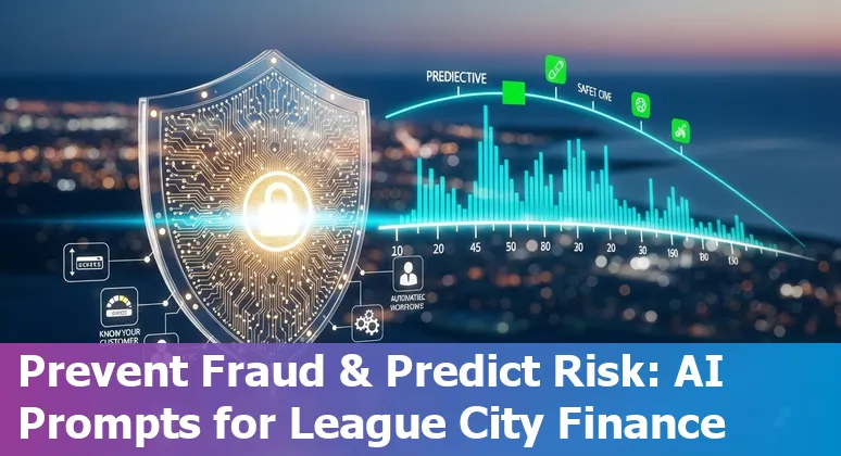 League City finance team using AI prompts for forecasting, decks, credit checks and fraud detection
