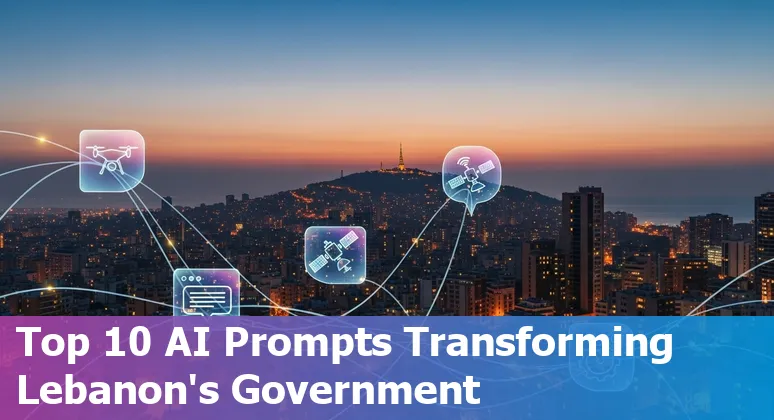 Government officials in Lebanon using AI tools for chatbots, drone inspections, and data dashboards