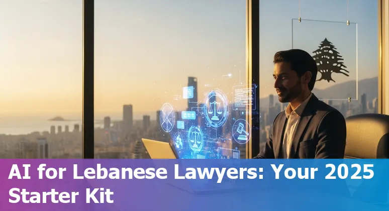 Legal professional using AI tools in an office in Beirut, Lebanon — 2025 guide