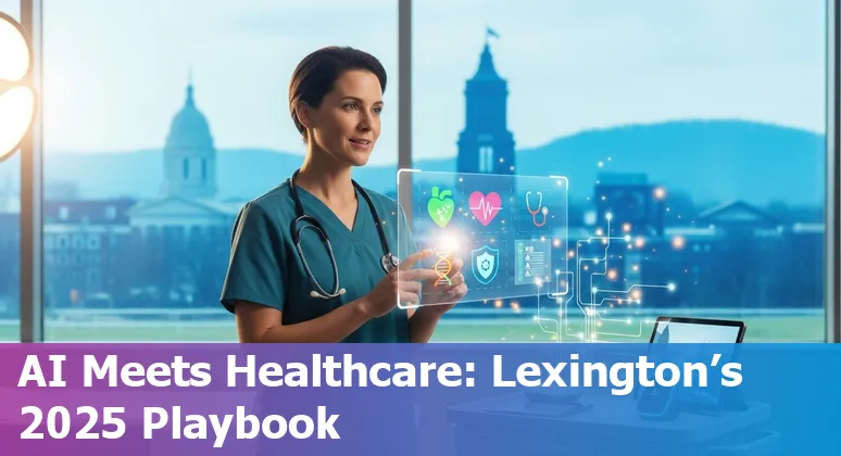 Healthcare professionals review AI-driven imaging and workflow tools at a Lexington Fayette, Kentucky hospital in 2025
