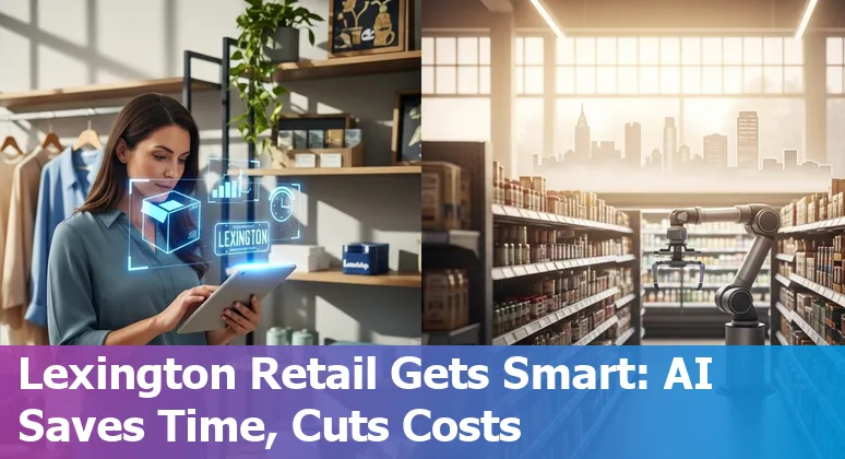 Lexington Fayette, Kentucky retail store using AI shelf-scanning robot and dashboard