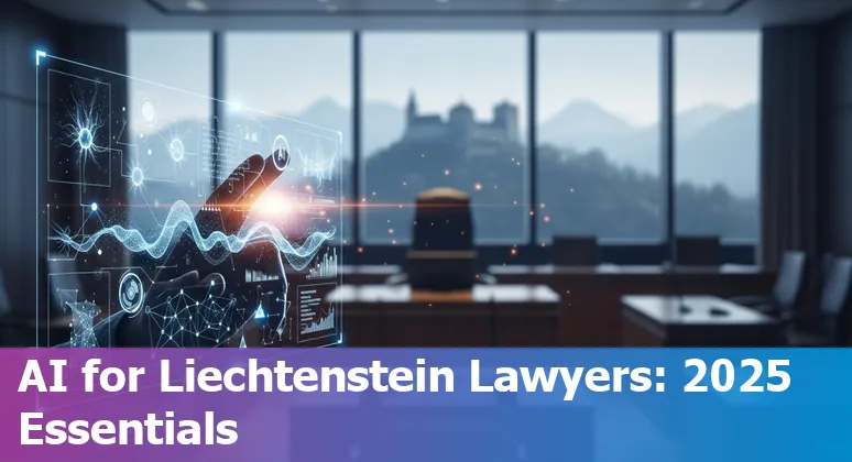 Legal professional using AI tools in an office in Liechtenstein, 2025