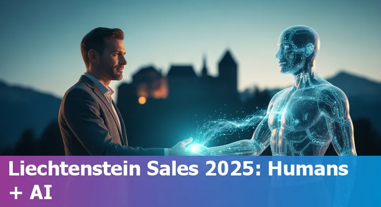 Sales team using AI tools in an office in Liechtenstein, 2025