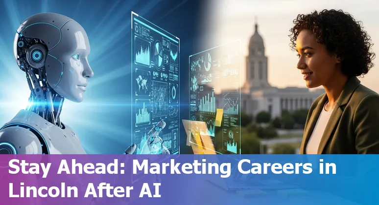 Lincoln Nebraska marketers using AI tools in 2025 — a local small business team in Lincoln, Nebraska collaborating with AI.