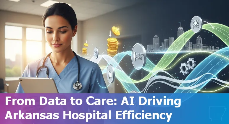 Healthcare AI review in Little Rock, Arkansas—doctors reviewing AI-analyzed brain scans at a Little Rock hospital