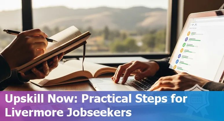 Customer service worker using AI tools in Livermore, California office — hybrid human and AI support in 2025