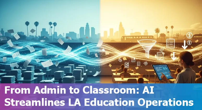 AI tools streamlining administrative tasks for education companies in Los Angeles, California