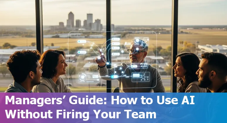 Customer service agent using AI tools in Lubbock, Texas call center in 2025