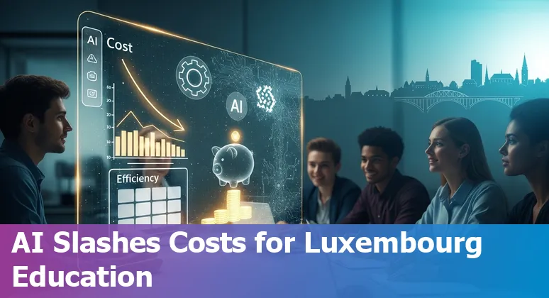 Education staff using AI tools to reduce costs and boost efficiency at an education company in Luxembourg