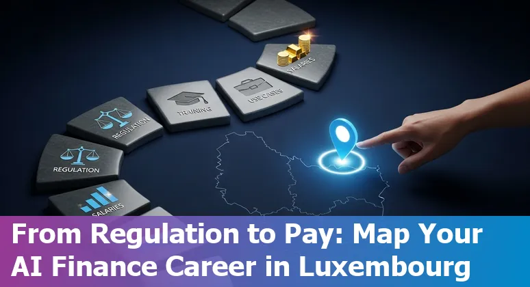 Finance professional using AI dashboard in a Luxembourg office, 2025