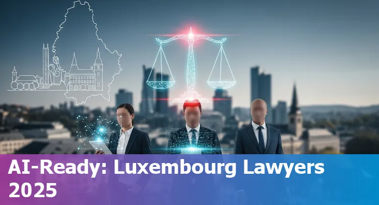 Legal professional using AI tools for contracts and arbitration in Luxembourg in 2025, showing training and regulation materials for Luxembourg