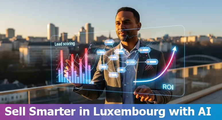 Sales professional using AI tools in Luxembourg, 2025