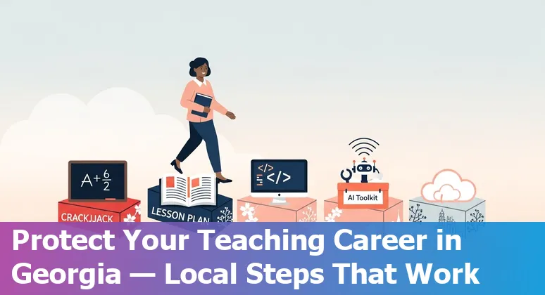 Teachers and librarians in Macon discussing AI tools and training at a community workshop