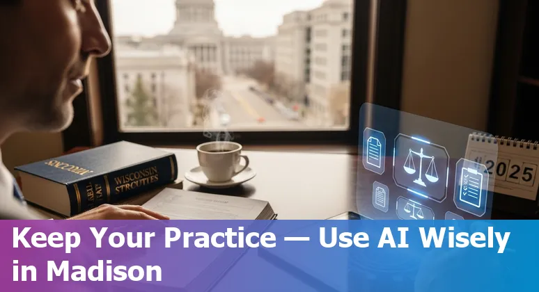 Madison, Wisconsin attorneys discussing AI adoption and pilot plans for legal tech in 2025