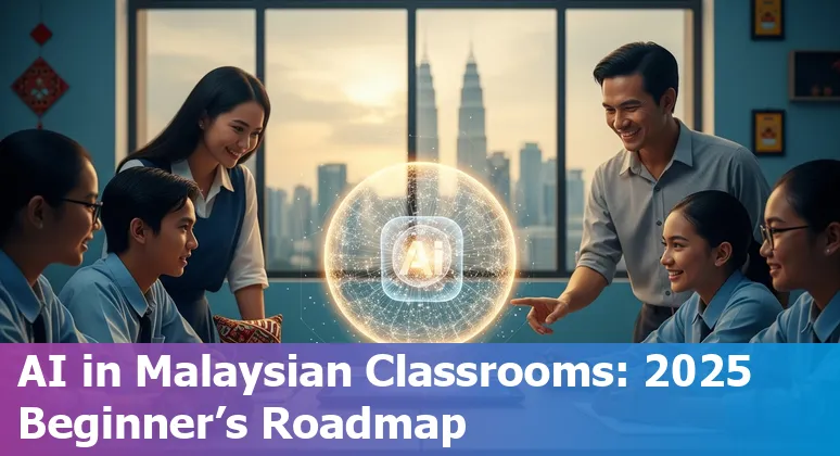 Students and teachers using AI tools in a Malaysian classroom, Malaysia 2025