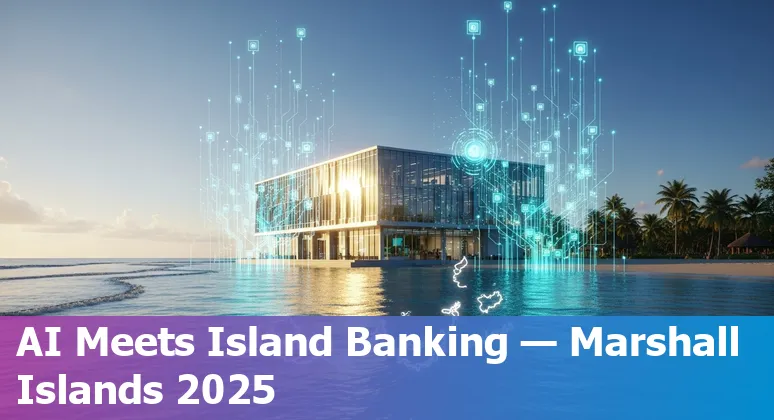 Illustration of AI transforming financial services in the Marshall Islands in 2025