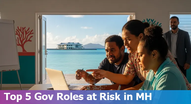 Marshall Islands government staff in a training session on AI adaptation and digital skills
