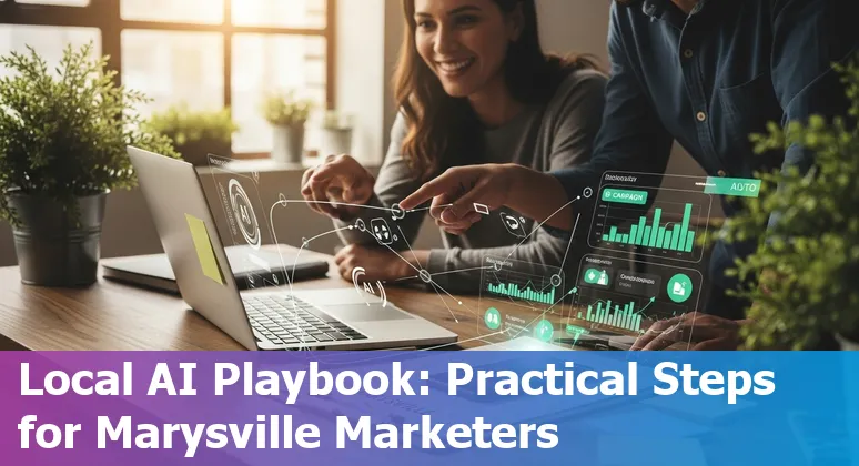 Marketing professional using AI tools in Marysville, Washington — local small business AI planning in 2025