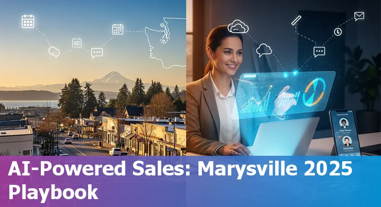 Sales professional using AI tools in Marysville, Washington — guide to AI for sales, tools, and Washington tax compliance in 2025