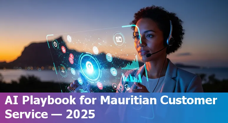 Customer service team using AI dashboard in Mauritius, 2025