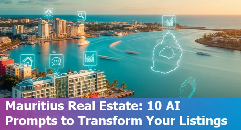 Mauritius real estate agents using AI tools to value properties and create multilingual listings near Grand Baie