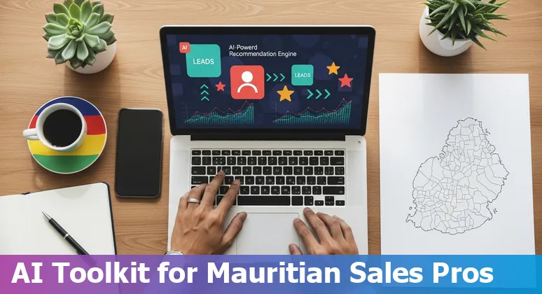 Logos of Cognism, Salesforce, HubSpot, Gong, Fireflies, Lavender, Copy.ai, Reply.io, InsightSquared and Zapier over a Mauritius map
