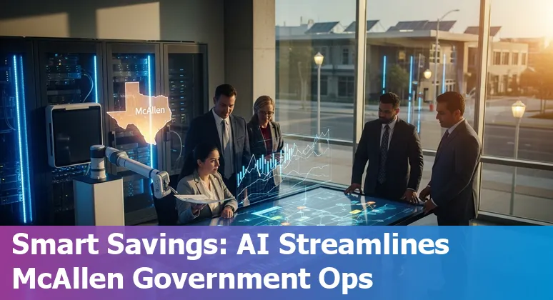Government employees using AI dashboards to reduce costs and detect fraud in McAllen, Texas, US