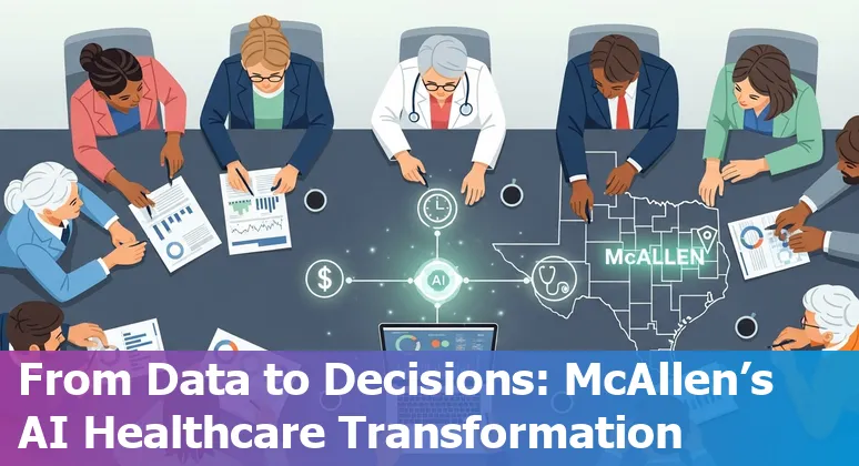 Healthcare professionals using AI tools in McAllen, Texas to improve efficiency and cut costs — Texas, US.