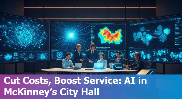 City hall staff using AI tools to improve services in McKinney, Texas, US