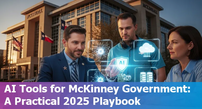 McKinney, Texas government officials reviewing AI policy and Texas 2025 legislation